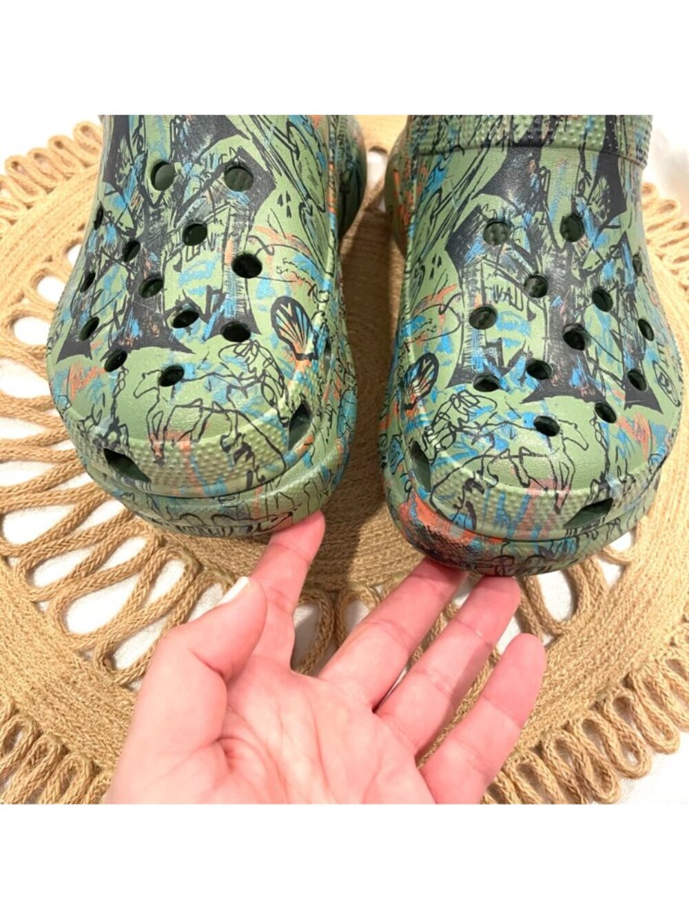 CROCS X MOWALOLA Bae Clog Forest Size W5 - Picture 6 of 10